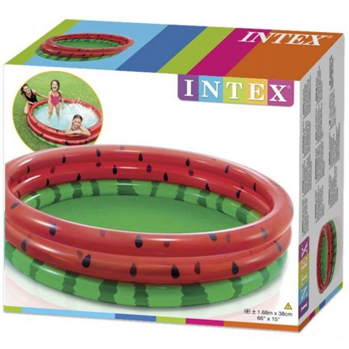 Бассейн надувной «Арбуз» 58448NP INTEX (168 х 38 см)