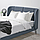 Кровать каркас с обивкой ТЮФЬЁРД Гуннаред синий 180x200 см ИКЕА, IKEA, фото 2