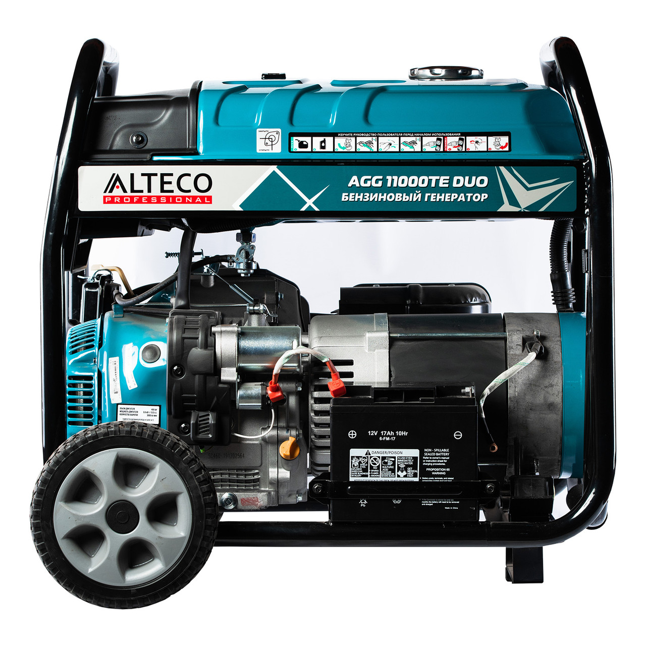 Бензиновый генератор Alteco Professional AGG 11000TE Duo - фото 9 - id-p90908615
