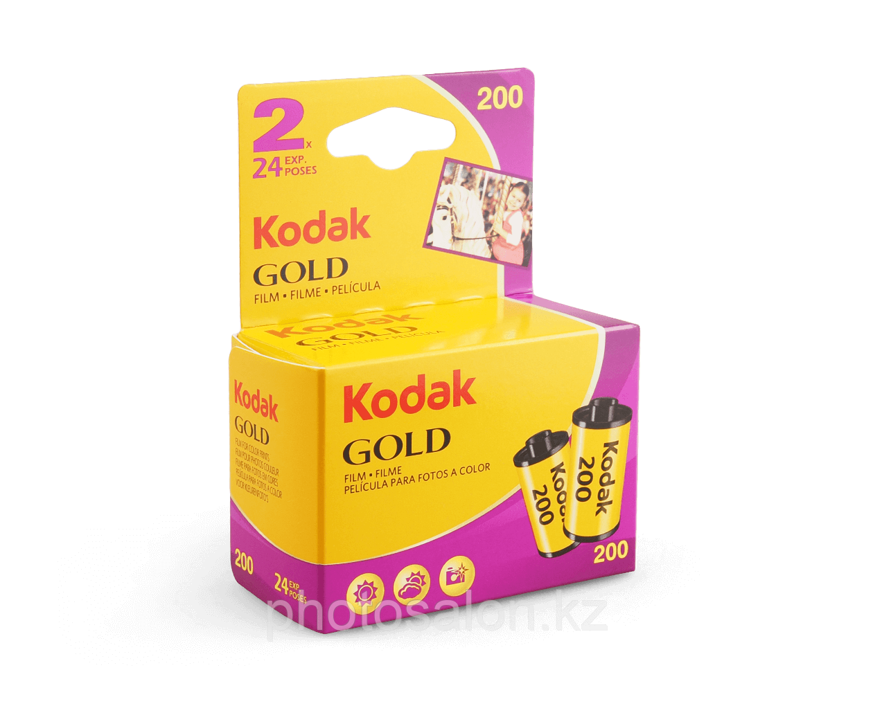 KODAK GOLD 200/24 низкочувствительная цветная негативная фотоплёнка - фото 2 - id-p83600278