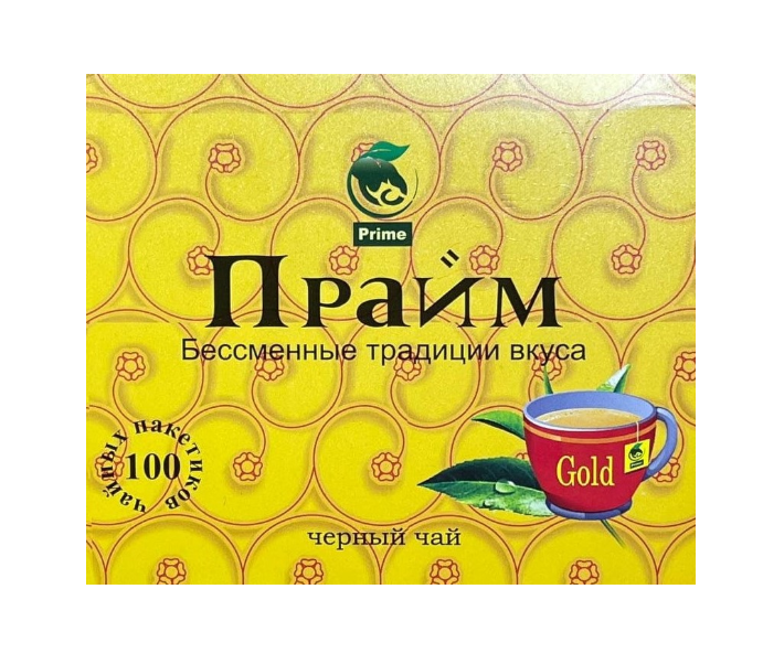 Прайм пакетированный черный чай 100 шт