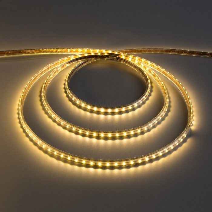 Светодиодная лента 220В,SMD3014, 100 м, IP68, 108 LED, 7,2 Вт/м, 13-15 Лм/LED, AC, Т.БЕЛЫЙ