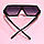 Солнцезащитные очки с фиолетово черными стеклами с широкой черной дужкой YSL 3010, фото 6