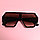 Солнцезащитные очки с коричневыми стеклами с широкой коричневой дужкой YSL 3010, фото 7