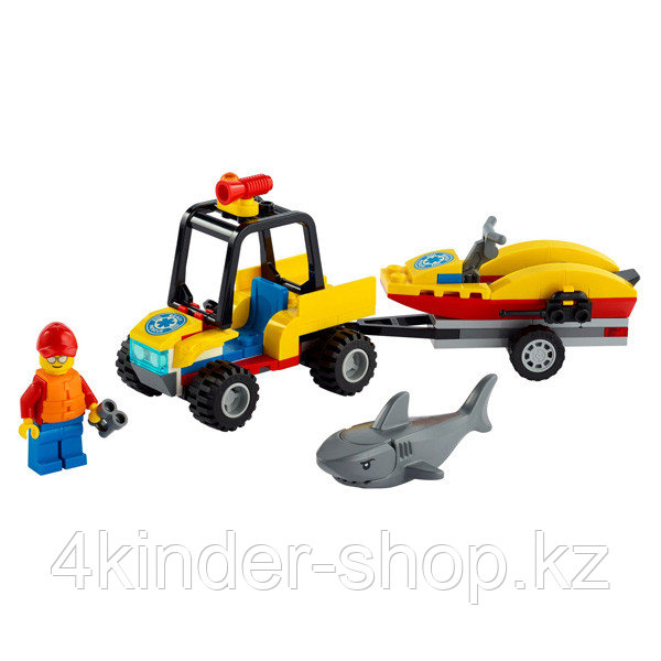 LEGO City 60286 Конструктор ЛЕГО Город Great Vehicles Пляжный спасательный вездеход - фото 2 - id-p90935549