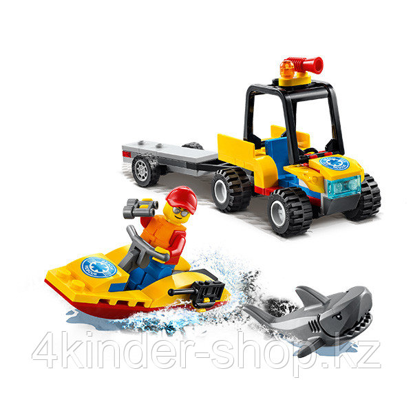 LEGO City 60286 Конструктор ЛЕГО Город Great Vehicles Пляжный спасательный вездеход - фото 3 - id-p90935549