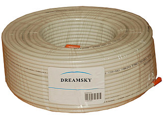 Магистральный кабель Dreamsky RG6 белый по 100 м