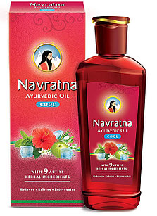Аюрведическое масло для волос и массажа "Навратна" COOL 100 мл (Navratna oil)