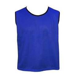 Футбольная накидка, манишка (синяя)