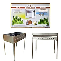 Мангал сборный Good wood усиленный, 50*30*50 см.