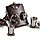 Мужской набор (Фляга 532 мл, 2 складные рюмки) нержавеющая сталь в кожаном чехле, фото 6
