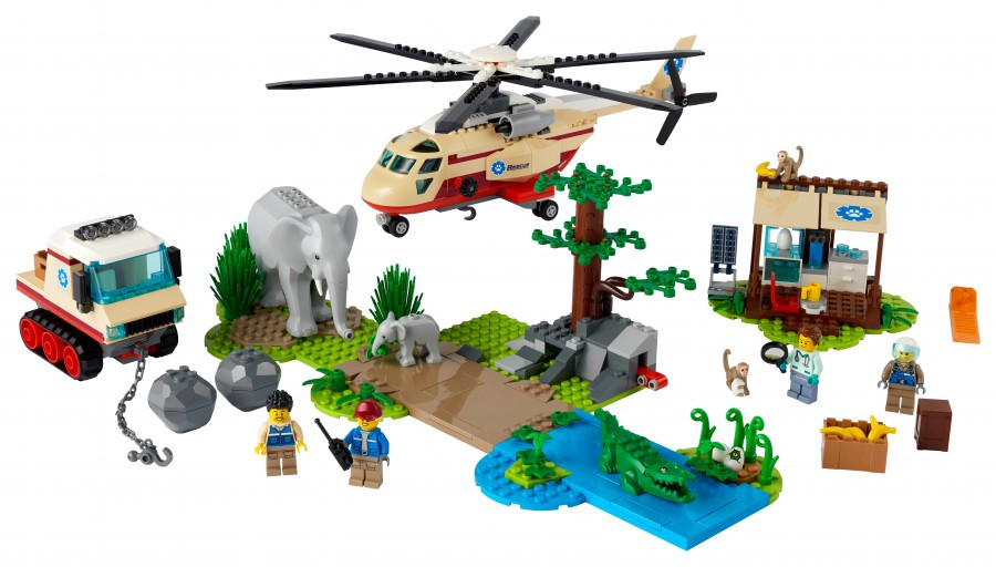 60302 Lego City Операция по спасению зверей, Лего Город Сити - фото 4 - id-p90937507
