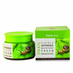 Farm Stay Visible Difference Moisture cream Snail - Крем для лица с муцином улитки 100 гр