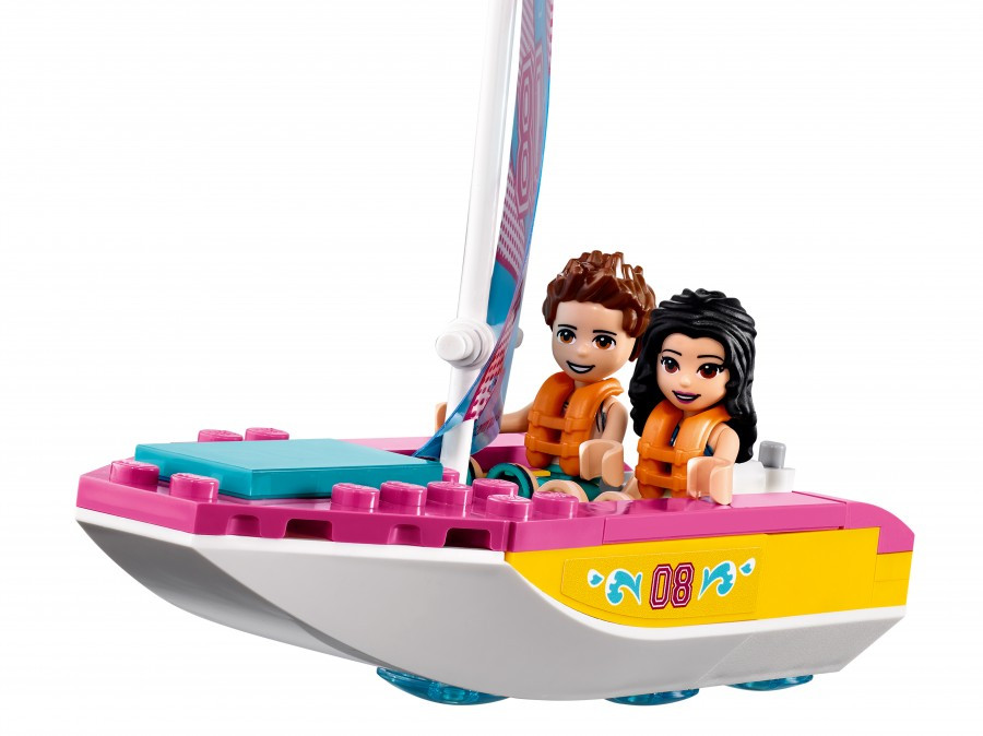 41681 Lego Friends Лесной дом на колесах и парусная лодка, Лего Подружки - фото 5 - id-p90937523