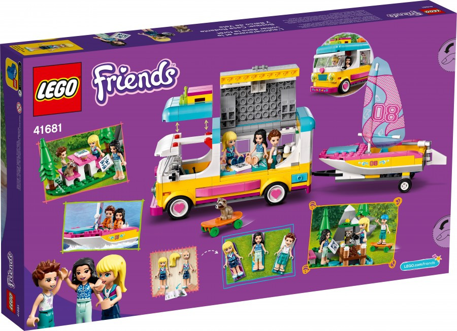 41681 Lego Friends Лесной дом на колесах и парусная лодка, Лего Подружки - фото 2 - id-p90937523