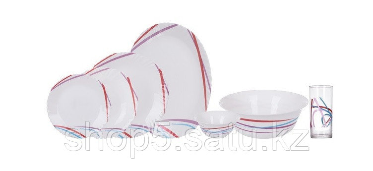 ARCOPAL MALIE сервиз столовый 38+7 пр., шт