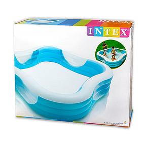 Детский надувной бассейн Intex 57495, "Волны", 229х229х56 см, фото 2