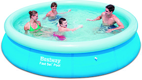 Надувной бассейн Bestway 57273, Fast Set Pool, размер 366x76 см, фото 2
