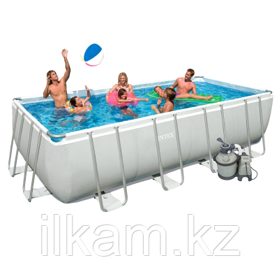 Каркасный бассейн Intex 26356NP, 28352, 26356, Rectangular Ultra Frame Pool , размер 549 х 274 х 132 см - фото 4 - id-p90938943