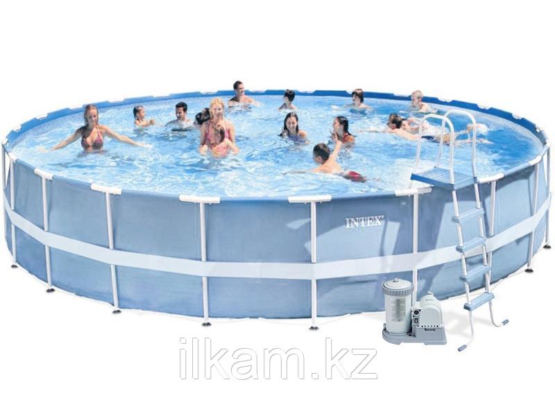 Каркасный бассейн intex 28262, 28762 Ultra Frame Pool, размер 732x132 см