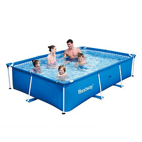 Прямоугольный каркасный бассейн Bestway 56403, Steel Pro Frame Pool, размер 259х170х61 см, фото 2