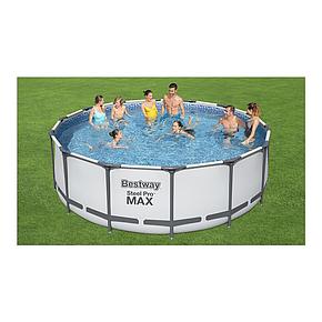 Каркасный бассейн Bestway 5612X "Steel Pro Max" размер 427х122 см, фото 2