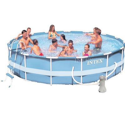 Круглый каркасный бассейн Intex размер 457х107 см - фото 1 - id-p90939015