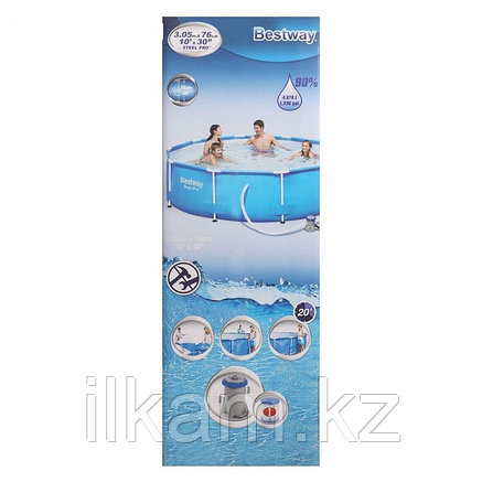 Каркасный бассейн Bestway 56408, Steel Pro Frame Pool, размер 305x76 см, фото 2