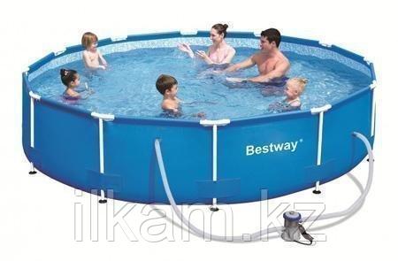 Каркасный бассейн Bestway 56408, Steel Pro Frame Pool, размер 305x76 см