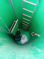 КНС (Канализационные насосные станции) KNS-2000 размеры 1300-1500 объем 2м3