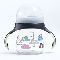 Поильник-непроливайка с мягким носиком «Малыши и Малышки», 150 мл, от 4 мес., цвета МИКС