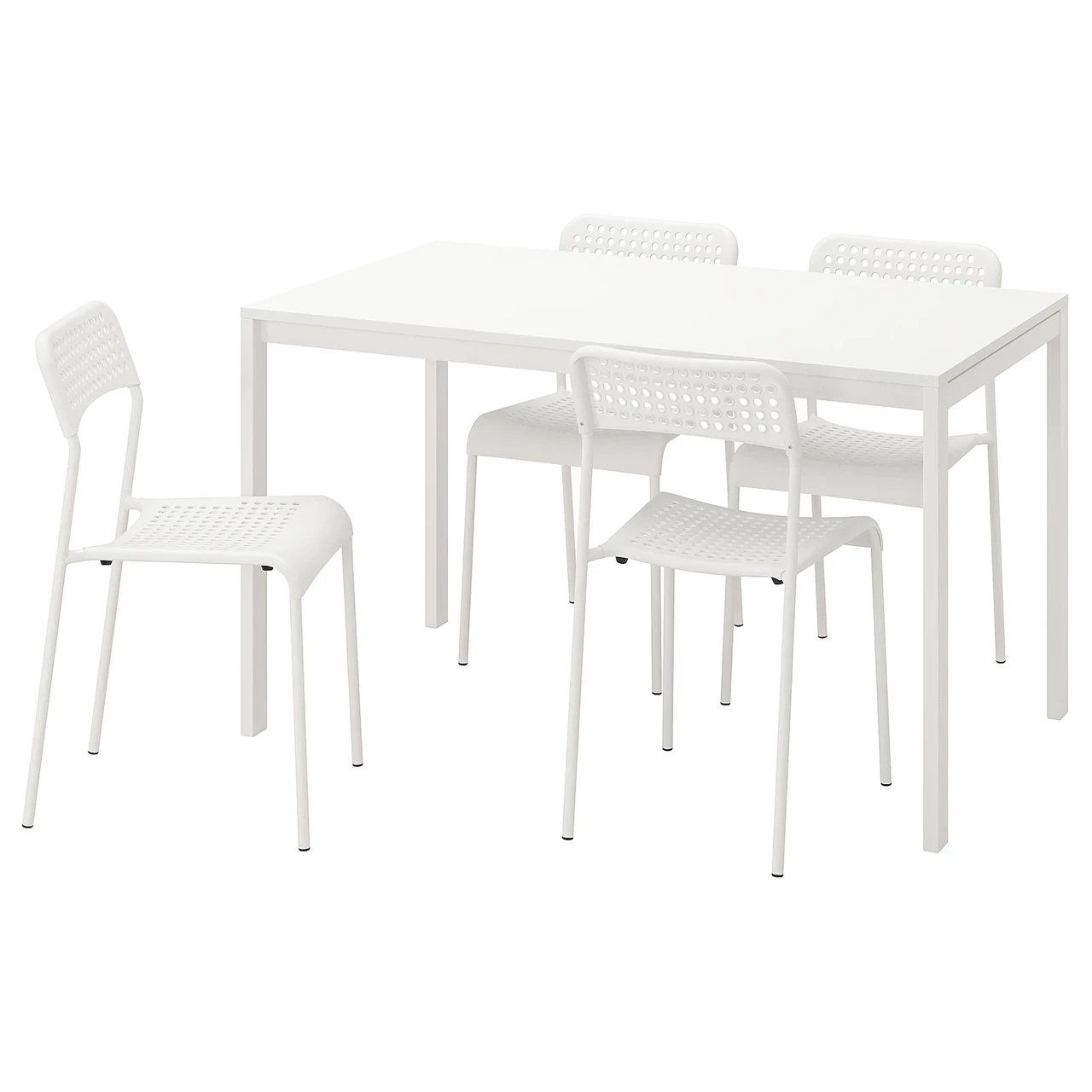 Кухонный стол со стульями MELLTORP Мельторп / ADDE Адде