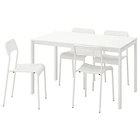 Кухонный стол со стульями MELLTORP Мельторп / ADDE Адде