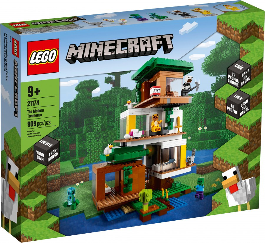 21174 Lego Minecraft Современный домик на дереве, Лего Майнкрафт