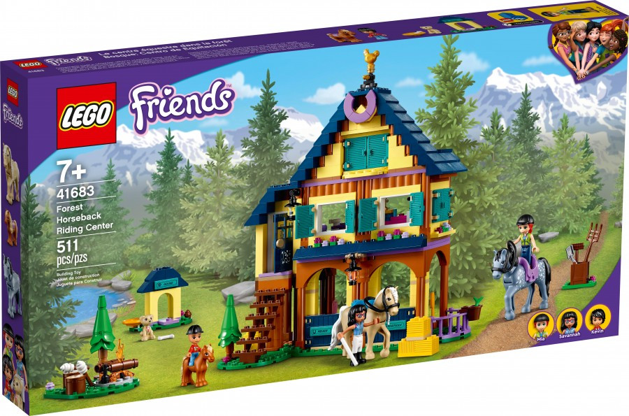 41683 Lego Friends Лесной клуб верховой езды, Лего Подружки