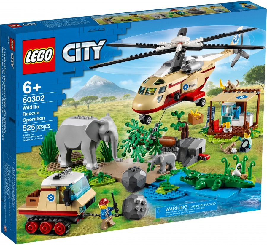 60302 Lego City Операция по спасению зверей, Лего Город Сити - фото 1 - id-p90937584