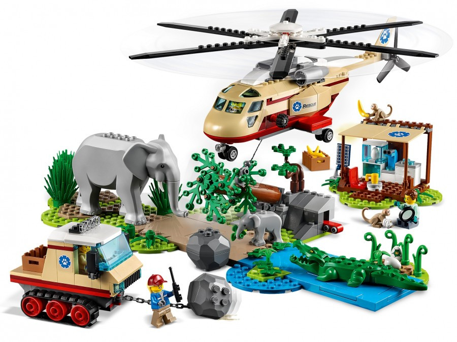 60302 Lego City Операция по спасению зверей, Лего Город Сити - фото 3 - id-p90937584