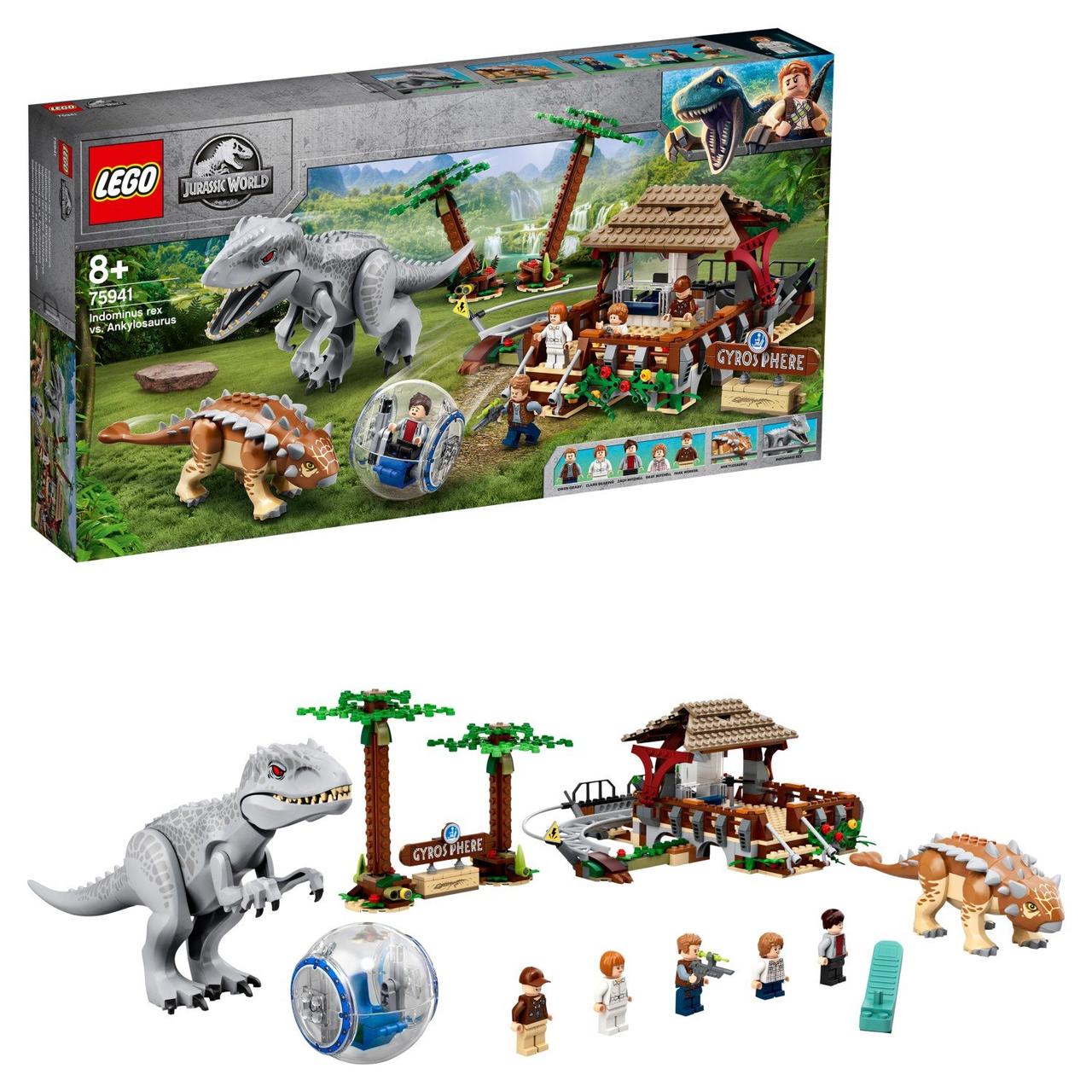 75941 Lego Jurassic World Индоминус-рекс против анкилозавра, Лего Мир Юрского периода - фото 3 - id-p90711077