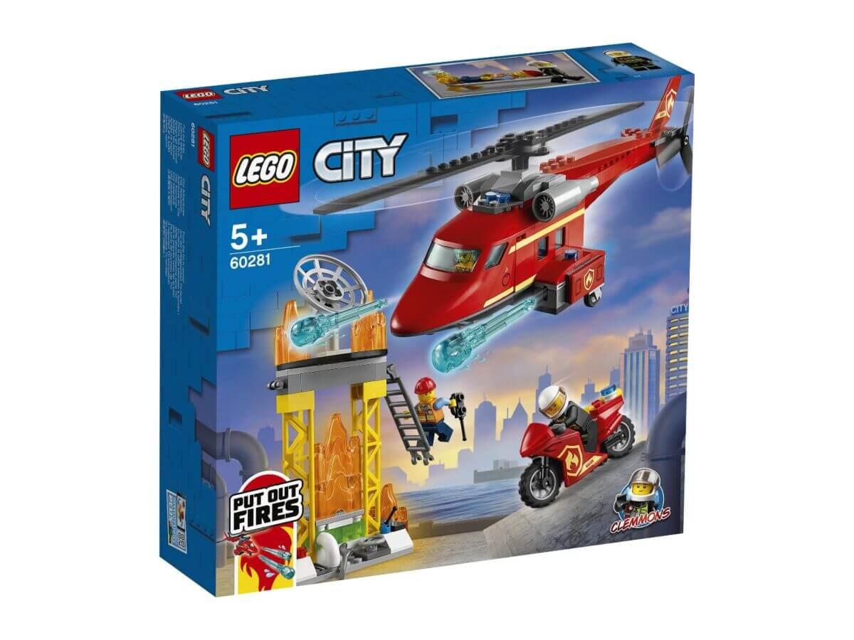 LEGO Спасательный пожарный вертолёт CITY