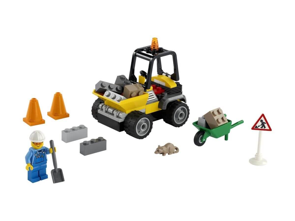 LEGO Автомобиль для дорожных работ CITY