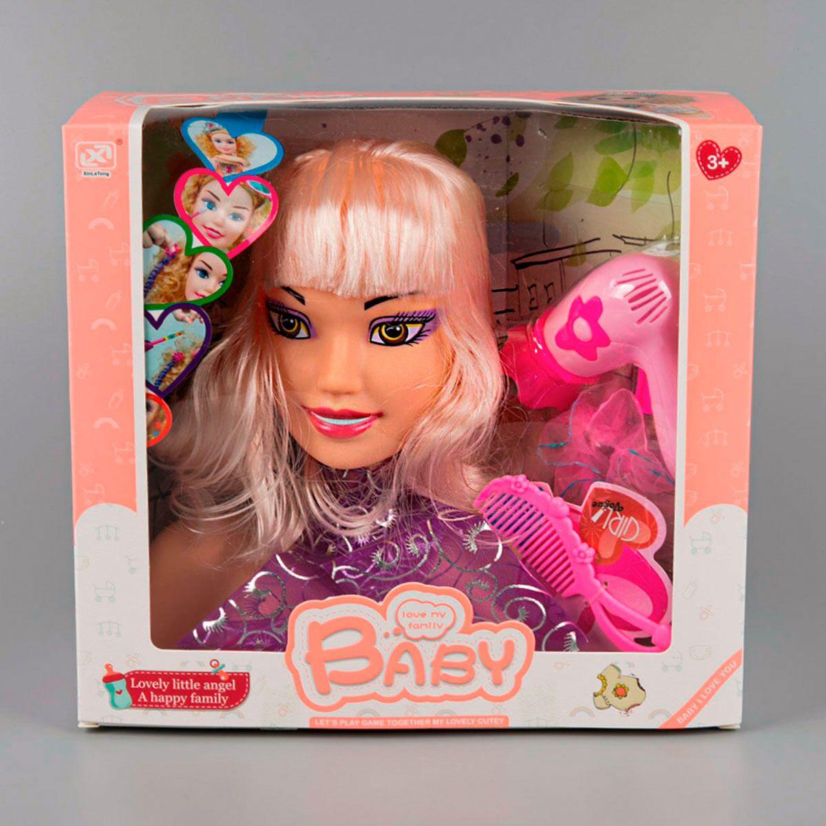 Baby: Кукла-манекен для создания причесок, блондинка