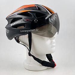 Велосипедный шлем (велошлем) с очками MV-29-GT