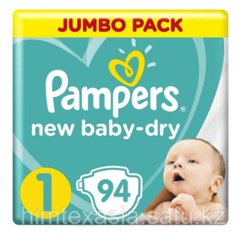 Pampers New Baby-Dry 1 94 шт. - фото 1 - id-p90974596