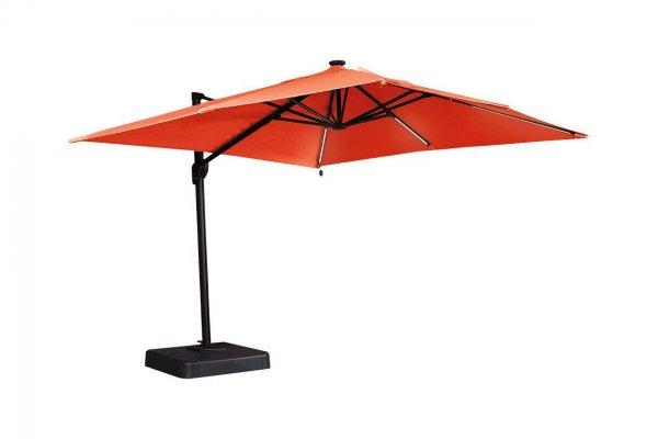 Зонт с подсветкой 3*3 квадратный Оранжевый - фото 1 - id-p90976975