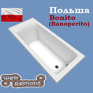 Акриловая ванна Banoperito Aventura 170x75 (Ванна + ножки). Польша, фото 1