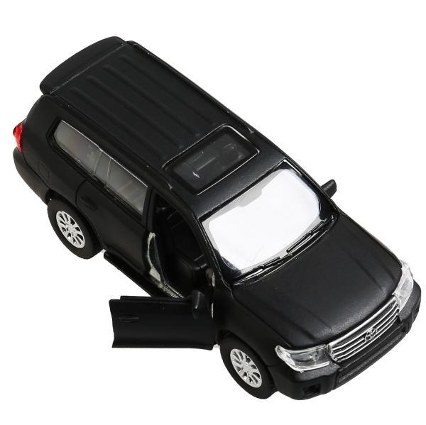 ТехноПарк Металлическая инерционная модель Toyota Land Cruiser, матовый черный, 12 см. - фото 3 - id-p90993839