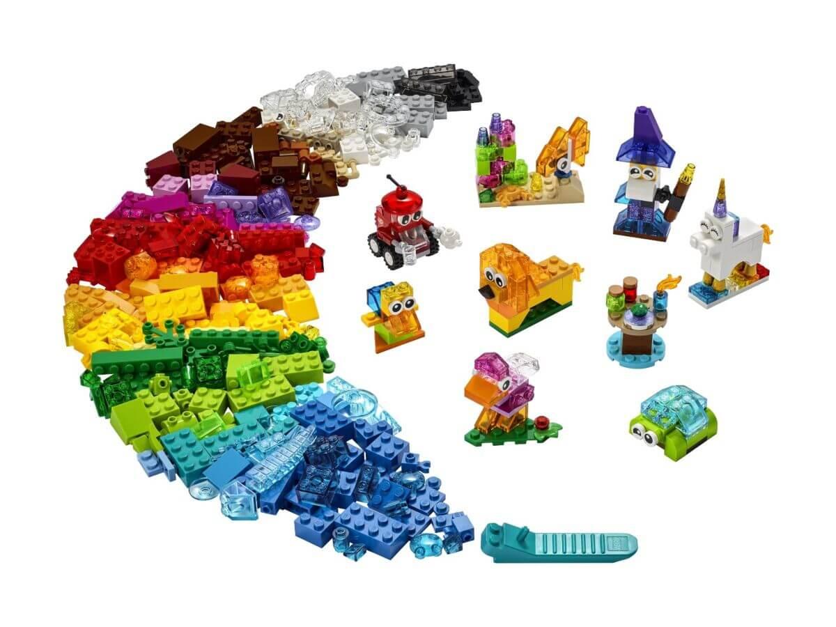 LEGO Прозрачные кубики Classic