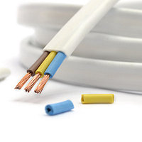 Гибкий медный провод ШВВП 2х0,75 черный