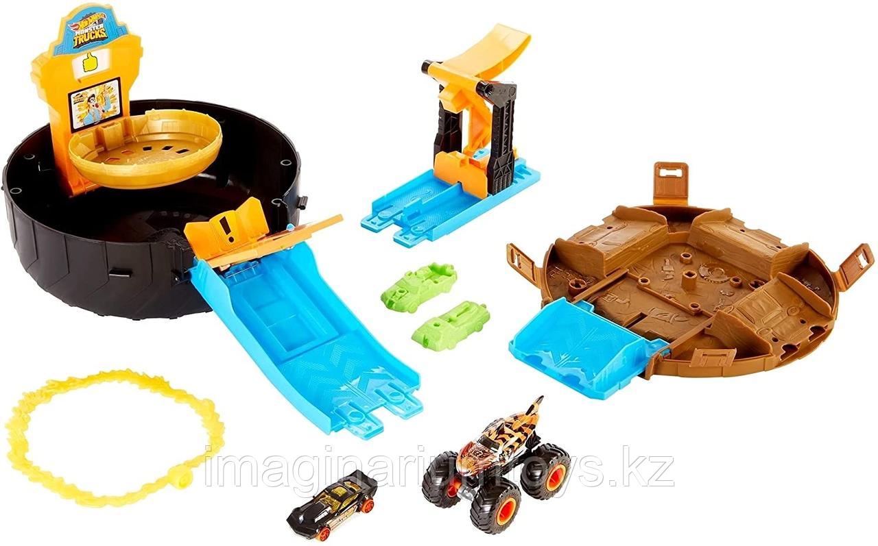Hot Wheels игровой набор Трюковая арена с машинкой Монстр Трак - фото 5 - id-p90995169