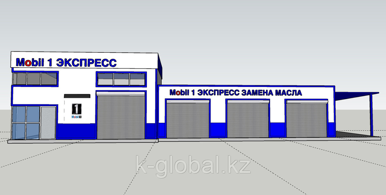 Автосервис Пункт Замены Масла за 28 дней под ключ в Алматы, утепленный из сэндвич-панелей - фото 3 - id-p55252387
